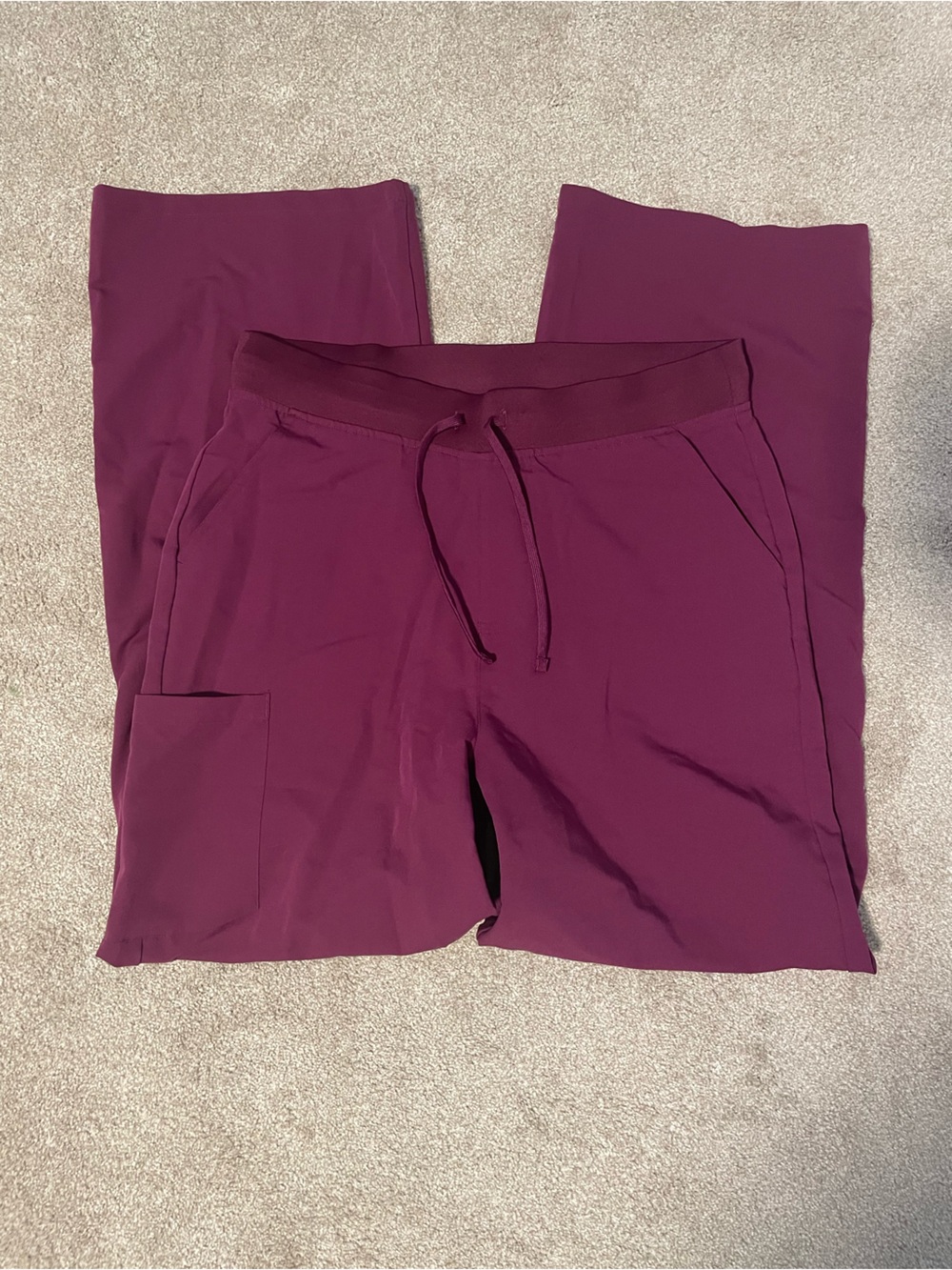 Mandala Women's Plum wide leg scrub pants L/T